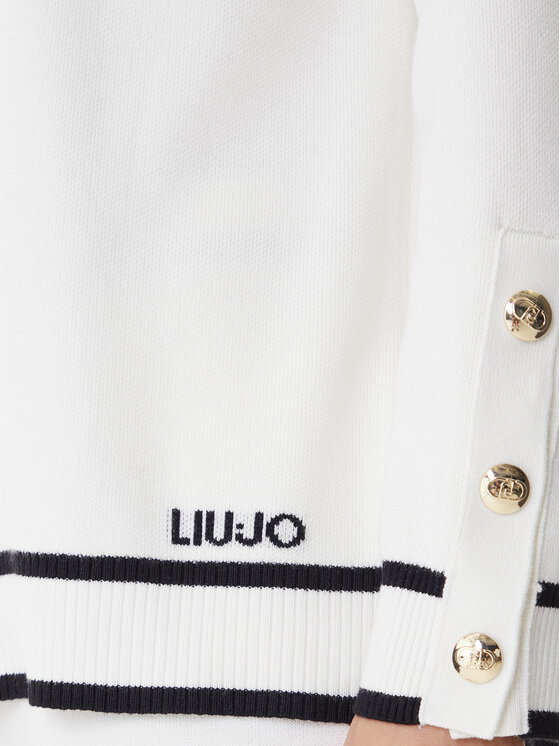 Liu Jo Sport Liu Jo Sport Maglione TF5229 MS59L Écru Regular Fit