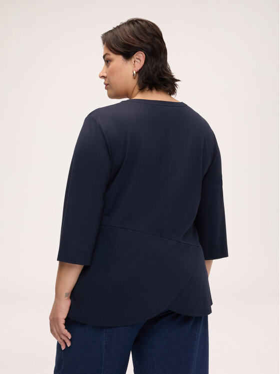 Fiorella Rubino Fiorella Rubino T-Shirt G015E000355N034 Niebieski Regular Fit