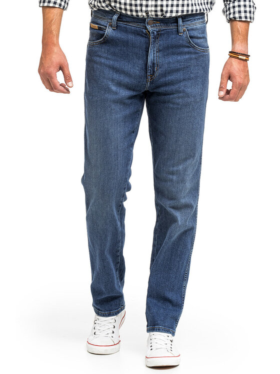 Wrangler Wrangler Jeansy TEXAS Niebieski Straight Fit