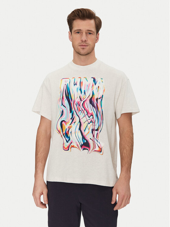 Puma Męski T-Shirt, rozmiar M, Écru, Stewie Limitless 630527