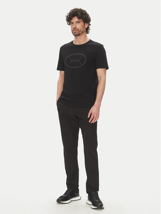 BOSS BOSS Póló 50537825 Fekete Regular Fit
