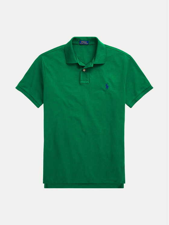 Polo Ralph Lauren Polo Ralph Lauren Polo marškinėliai 710795080019 Žalia Slim Fit