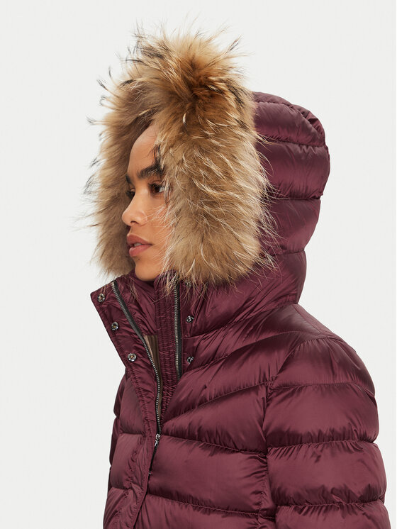 Hetregó Hetregó Pehelykabát Leonie 8N603M Bordó Regular Fit
