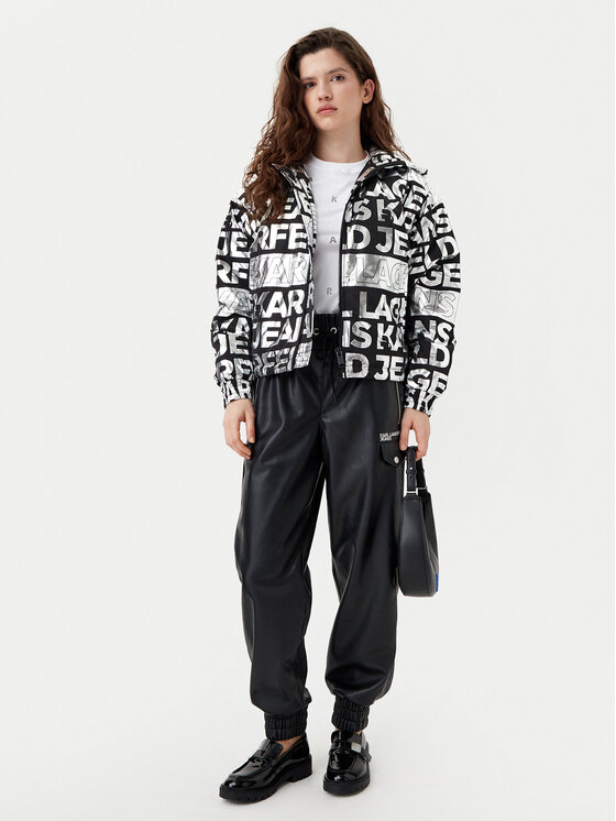 Karl Lagerfeld Jeans Karl Lagerfeld Jeans Übergangsjacke A1W15016 Silberfarben Regular Fit