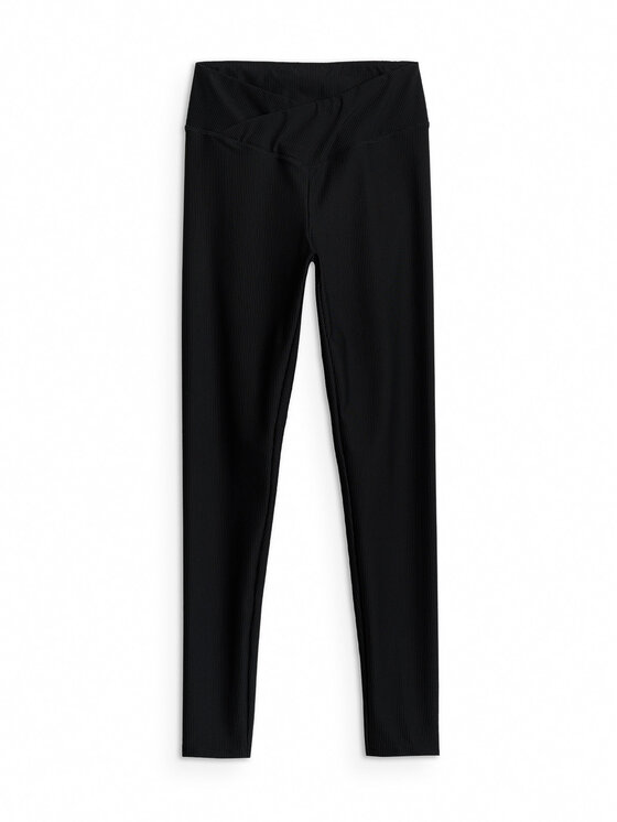 4F 4F Legginsy BLOOM MODE Czarny Slim Fit