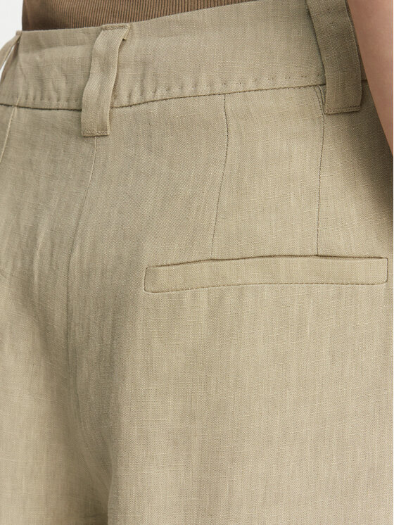 Marella Marella Palazzo kalhoty Zama 2513131132200 Khaki Regular Fit