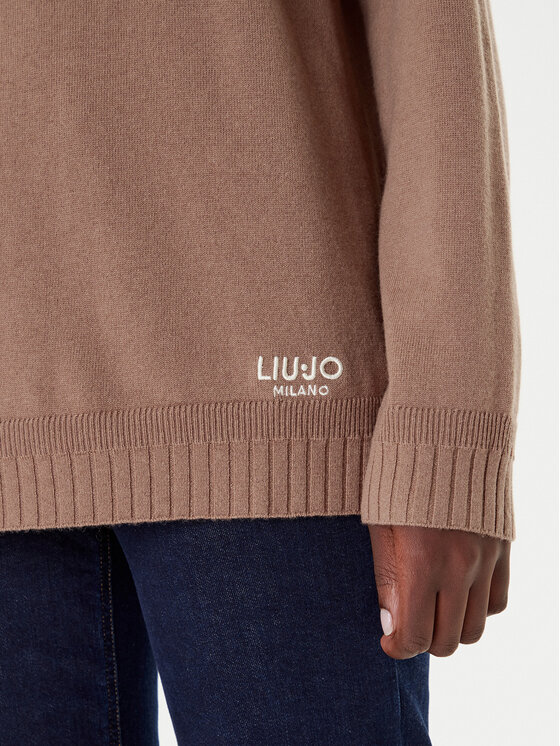 Liu Jo Sport Liu Jo Sport Dolčevita TF5179 MS026 Smeđa Regular Fit