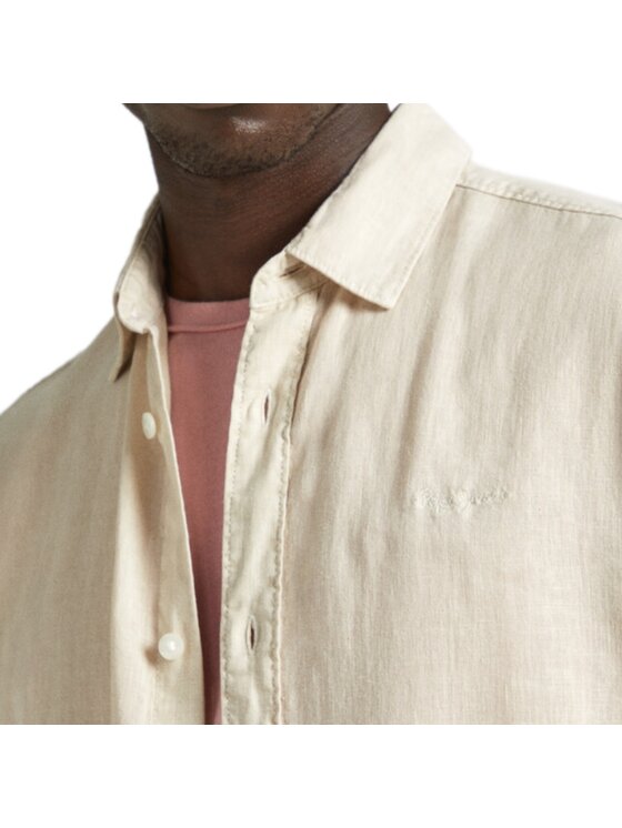 Pepe Jeans Pepe Jeans Koszula Paytton PM308523 Beżowy Regular Fit