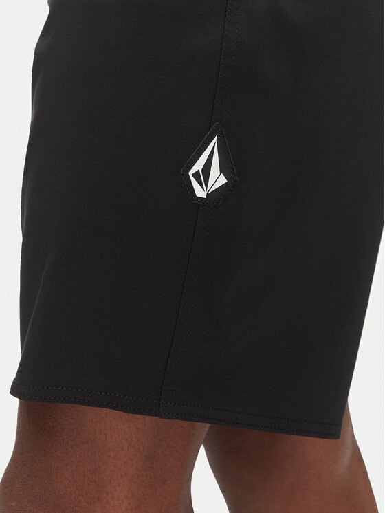 Volcom Volcom Plavecké šortky Lido Solid A0812416 Černá Regular Fit