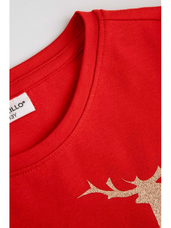 Coccodrillo Coccodrillo T-Shirt ZC5143106MER-009 Červená Regular Fit