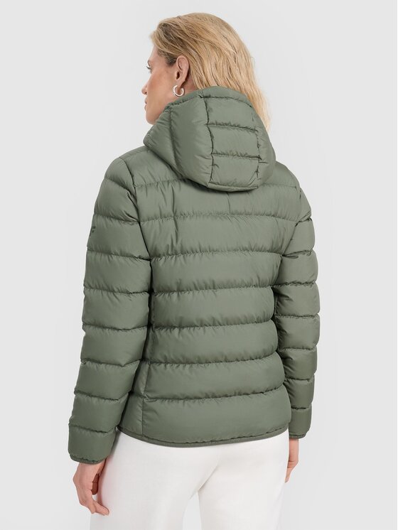 4F 4F Giubbotto piumino 4FRAW25TDJAF0800-43S Verde Regular Fit