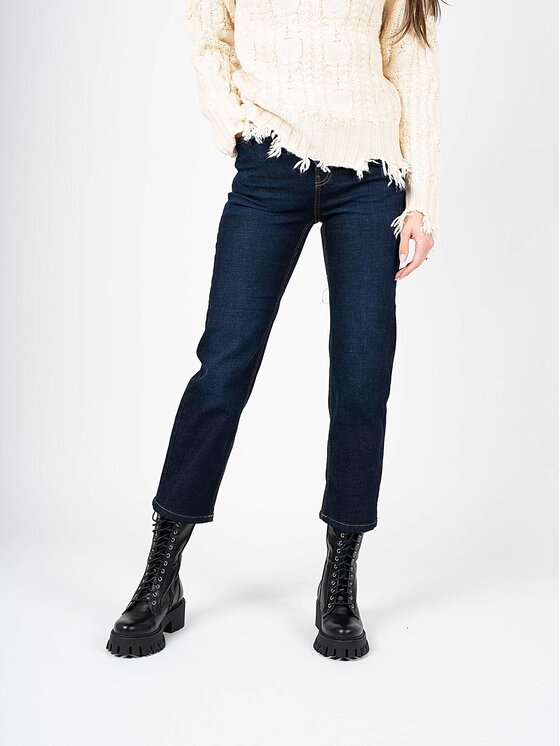 Silvian Heach Silvian Heach Jeansy PGA22223JE Tmavomodrá Slim Fit