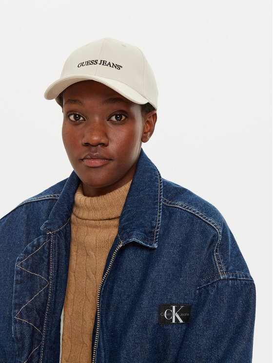Guess Jeans Cap M4BZ26 WF8V1 Ecru Modivo