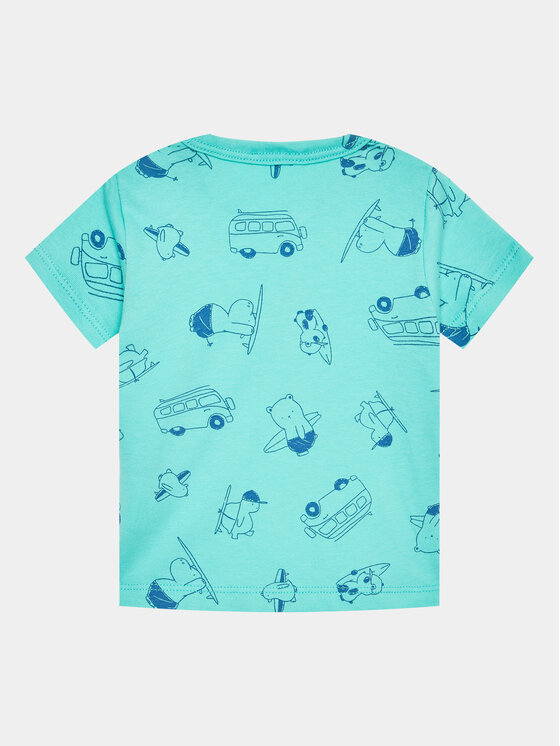 United Colors Of Benetton United Colors Of Benetton Тишърт 30HPA1031 Син Regular Fit