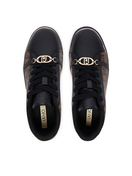 Liu Jo Liu Jo Sneakersy Kiki 01 BF5063 EX323 Čierna