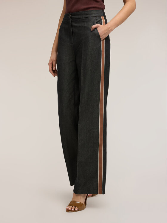 Motivi Motivi Pantaloni di tessuto P047Q004387N0S3 Blu Over Fit