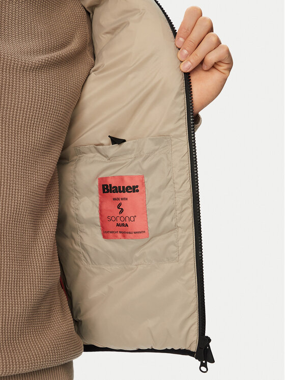 Blauer Blauer Bezrękawnik Danny 26WBLUX02055 Czarny Regular Fit