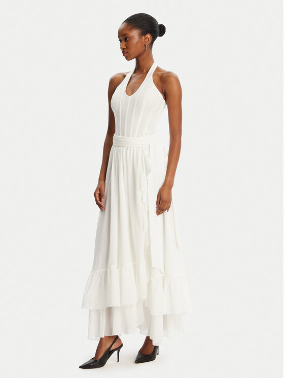 BARDOT BARDOT Maxi sukňa Mirella 60042SB Biela Regular Fit