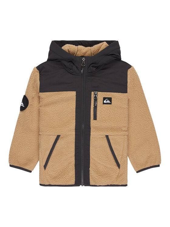 Quiksilver Quiksilver Giacca di transizione Back To S School EQKPF03012 Beige Relaxed Fit