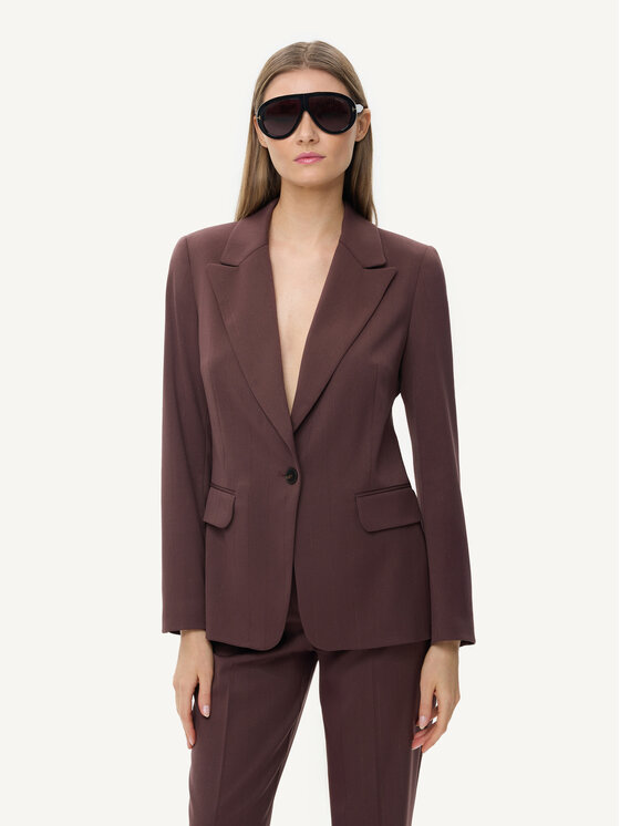 KMX KMX Marynarka 108610005 Brązowy Fitted Fit