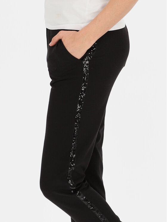 L’AF L’AF Spodnie dresowe Apola Czarny Slim Fit