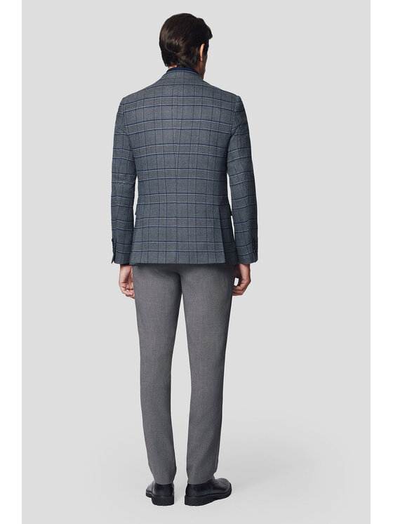 Lancerto Lancerto Marynarka Lanciano MA131224000009 Szary Slim Fit