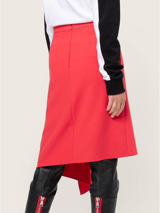 HUGO Hugo Midi sijonas Ribina 50432558 Raudona Regular Fit