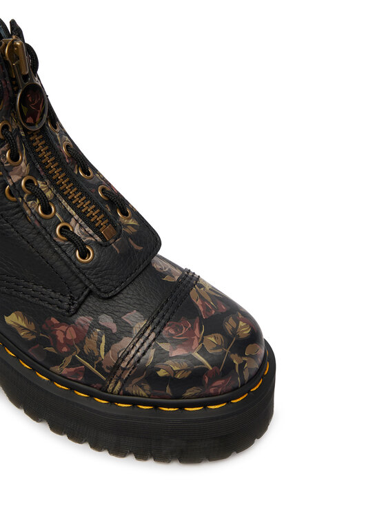 Dr. Martens Dr. Martens Туристически oбувки Sinclair Decayed Roses Tumbled Nappa  DM32050001 Черен