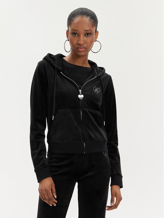 Juicy Couture Juicy Couture Pulóver Rodeo Robertson JCBAS223822 Fekete Slim Fit