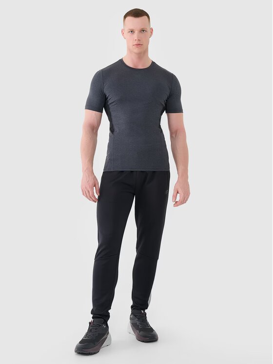 4F 4F Pantaloni di tessuto 4FWSS25TFTRM0836-20S Nero Regular Fit