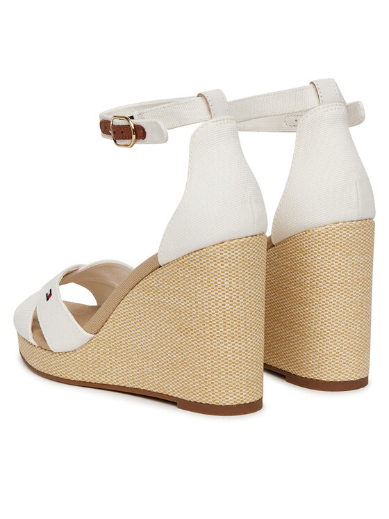 Tommy Hilfiger Tommy Hilfiger Sandaalid Flag High Wedge Espad Crisscross FW0FW08661 Ekrüüvärv