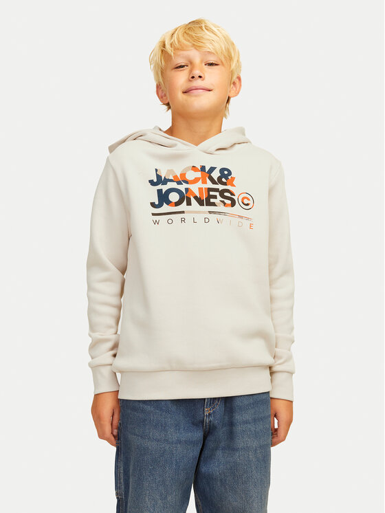 Jack&Jones Junior Sweatshirt - Kinderkleidung, Größe 164 Beige Luke 12259795