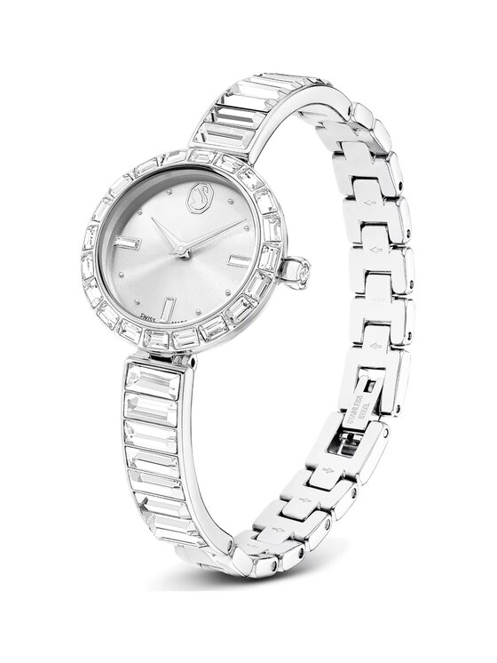 Swarovski Swarovski Zegarek Matrix Bangle 5677487 Biały