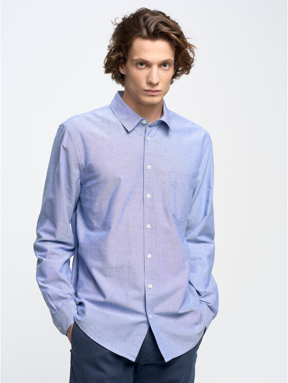 BIG STAR BIG STAR Koszula trixi_401 Niebieski Basic Fit