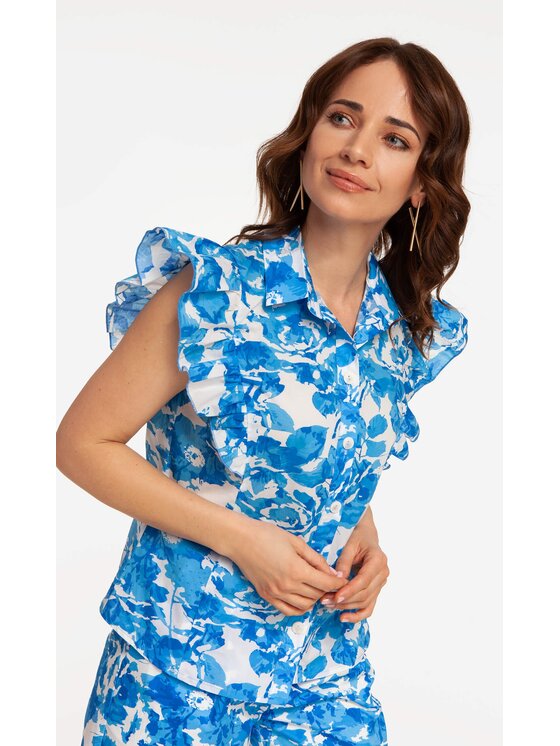 Luisia Luisia Koszula LEA Niebieski Regular Fit