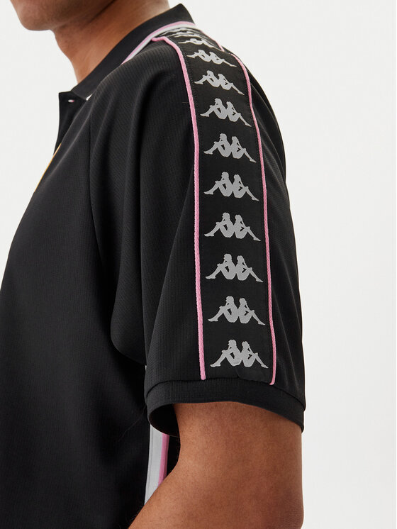 Kappa Kappa Тениска от техническо трико Banda Stafen 38254UW Черен Comfort Fit