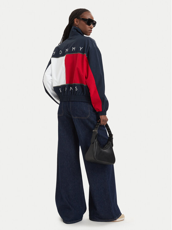 Tommy Jeans Tommy Jeans Giacca di transizione Flag DW0DW22914 Blu scuro Regular Fit