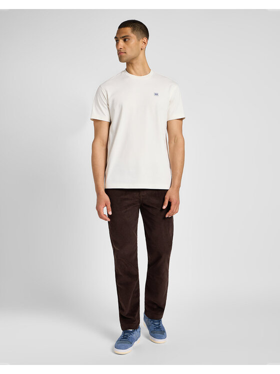 Lee Lee Chinosy REGULAR CHINO Czerwony Regular Fit