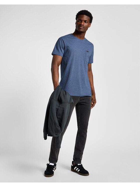 Lee Lee T-Shirt 112355558 Niebieski Regular Fit