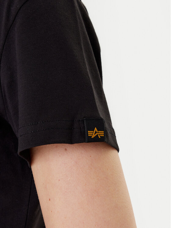 Alpha Industries Alpha Industries T-särk Basic T Small Logo 196054 Must Regular Fit