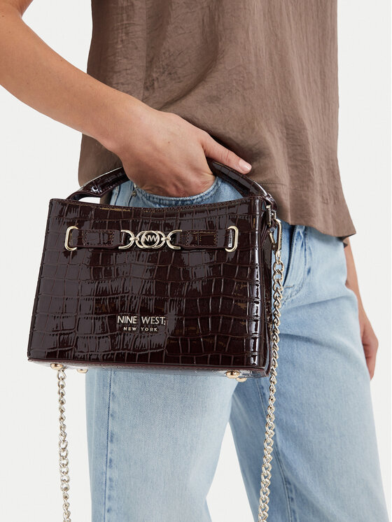 Nine West Nine West Τσάντα EO-CITY GRACE-LDA9420 CROCO Καφέ
