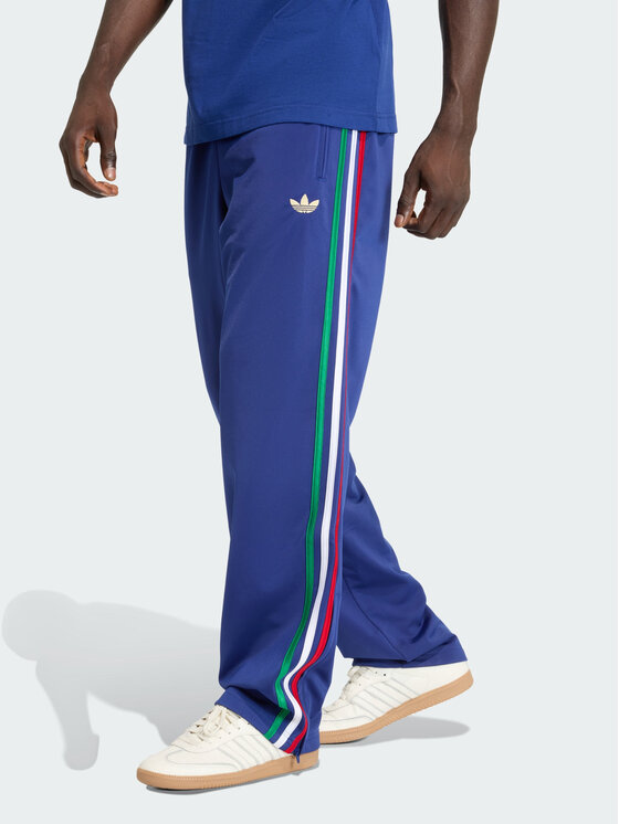 adidas adidas Spodnie dresowe FIREBIRD Błękitny Regular Fit