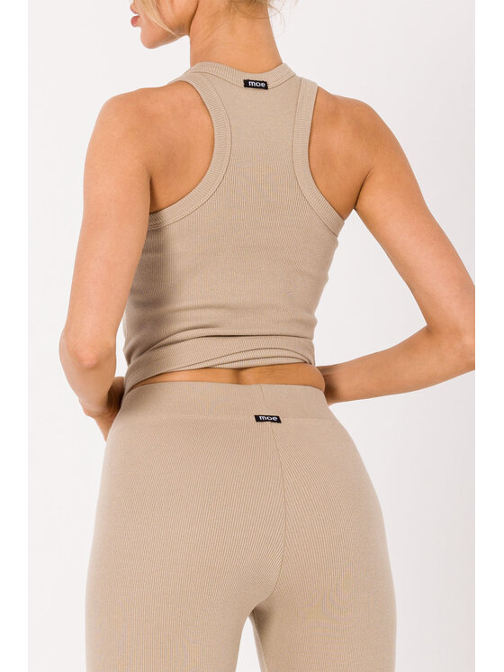 Made of Emotion Made of Emotion Legginsy M734 Beżowy Premium Fit