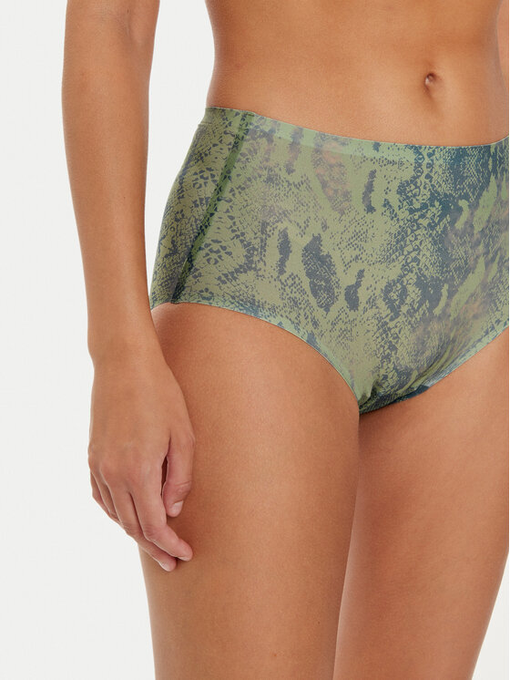Chantelle Chantelle Mutande classiche a vita alta Soft Stretch C11D70 Verde