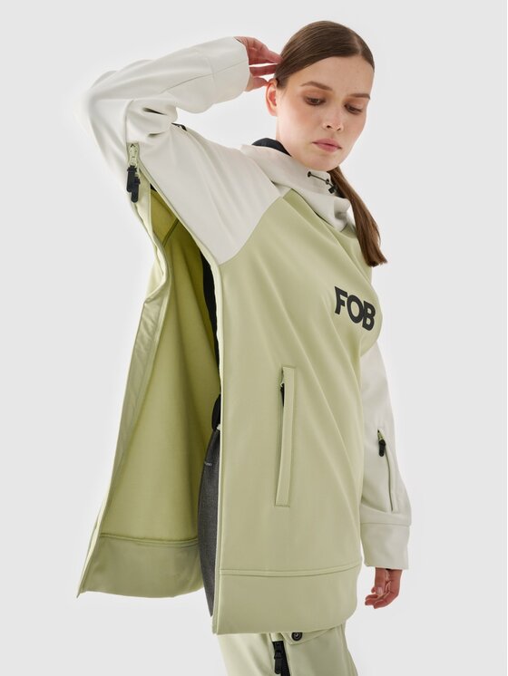 4F 4F Felpa tecnica 4FWAW24TSOFF289-44S Verde Regular Fit