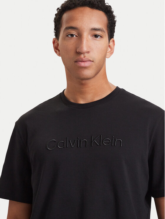 Calvin Klein Calvin Klein T-Shirt Interlock LV04LH804G Μαύρο Regular Fit