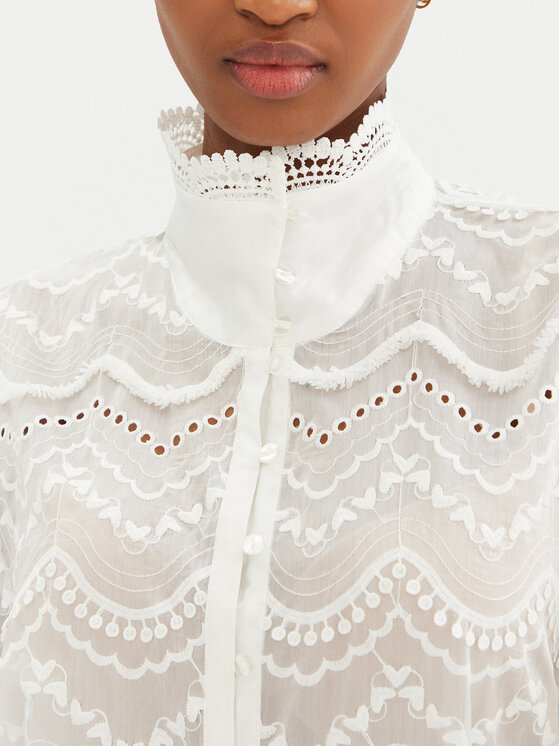 Bruuns Bazaar Bruuns Bazaar Camicia Vinika BBW4243 Bianco Regular Fit