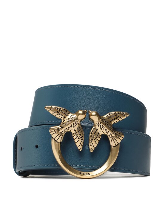 Pinko Curea de Damă Love Berry H4 Belt PE 23 PLT01 100120 A0F1 Albastru 100120 imagine noua