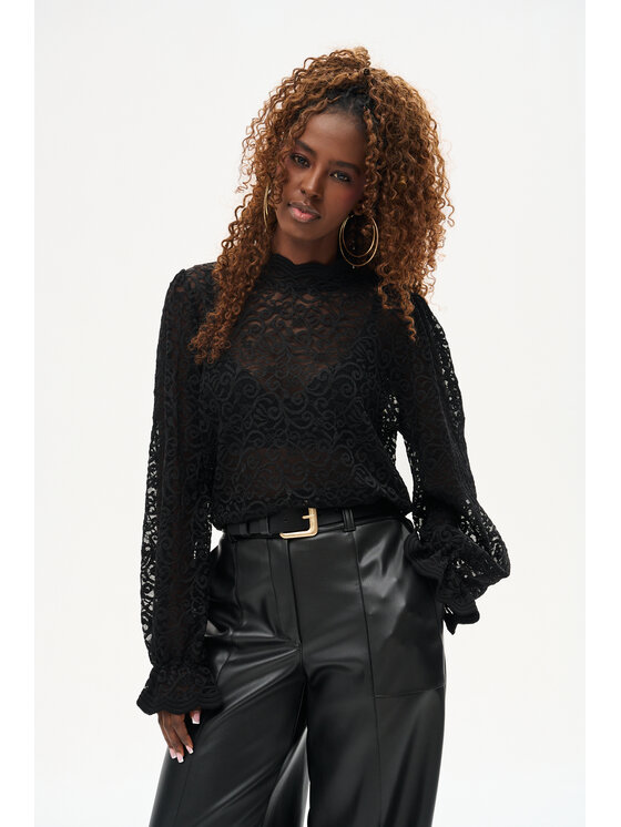 blue shadow blue shadow Bluzka Dagna Czarny Regular Fit