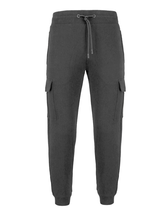 Volcano Volcano Spodnie dresowe N-CAVE Szary Regular Fit